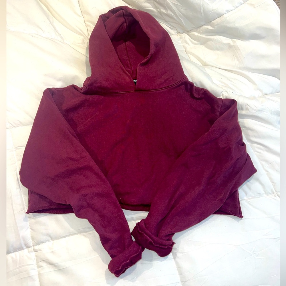 Talentless cropped hoodie